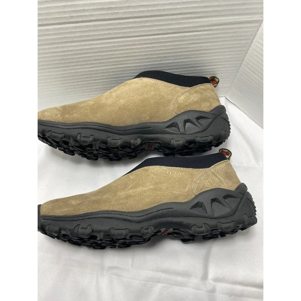 Merrell Winter Moc California Women 10 Taupe Excellent Suede Slip On Hiking Shoe